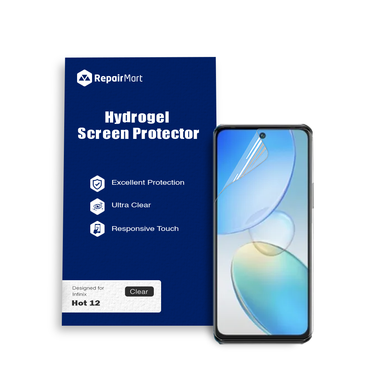 Infinix Hot 12 Compatible Premium Hydrogel Screen Protector With Full Coverage Ultra HD